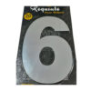 Algarismo Espelhado 6 - 20 cm REQUINTE
