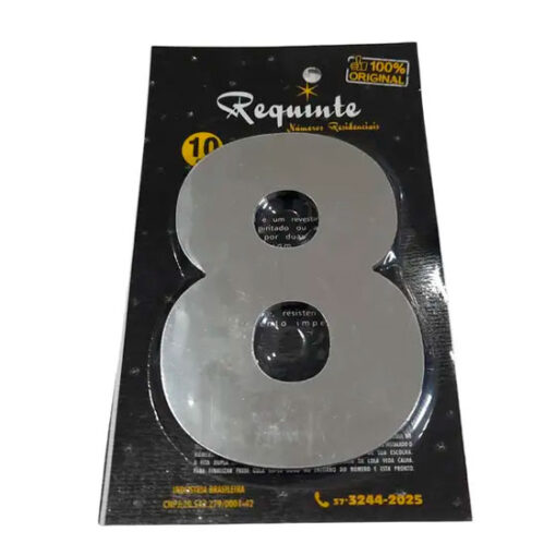 Algarismo Espelhado H 8 - 6 cm REQUINTE