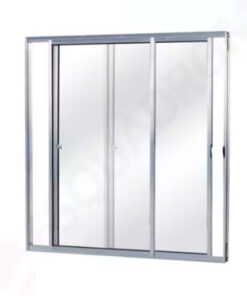 Janela de Alumínio Vitro Esquadromil 120X100 2 Folhas movel sem Grade
