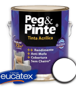 Tinta Acrilica Branco Gelo 3,6L PEG PINTE EUCATEX