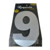 Algarismo Espelhado 9 - 20 cm REQUINTE