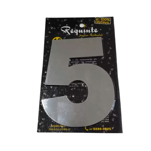 Algarismo Espelhado E 5 - 6 Cm REQUINTE