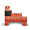 FOGAO A LENHA TORRES TIJOLINHO CERAM 2X1 C/FORNO 1,60X0,55