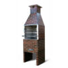 CHURRASQUEIRA TIJOLO PINT KIT INOX 65CM