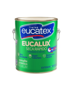 Tinta Esmalte Seca Rapido Vermelho EUCATEX 225ML